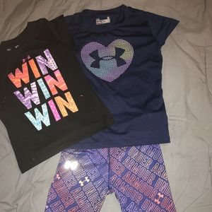 ➡️ Little girls 3t under armor set 💕